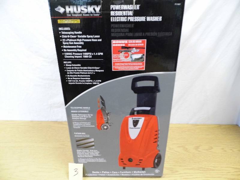 lot 3 image: New Husky Powerwasher