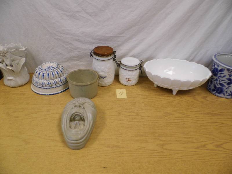 lot 52 image: Cannisters - Pottery