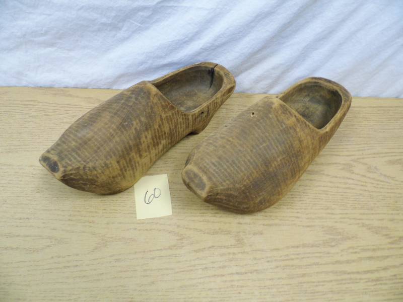 lot 60 image: Wooden Shoes