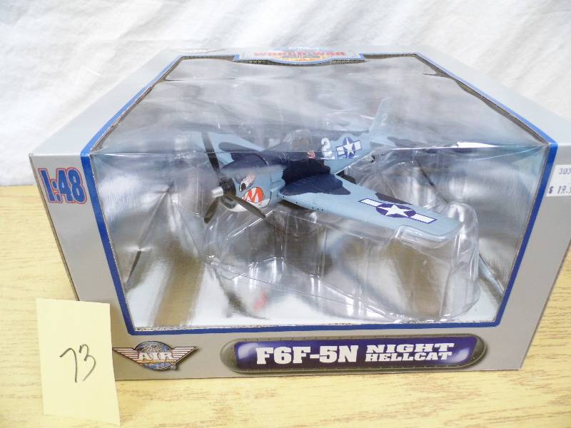 lot 73 image: WWII Model Plane - F6F-5N