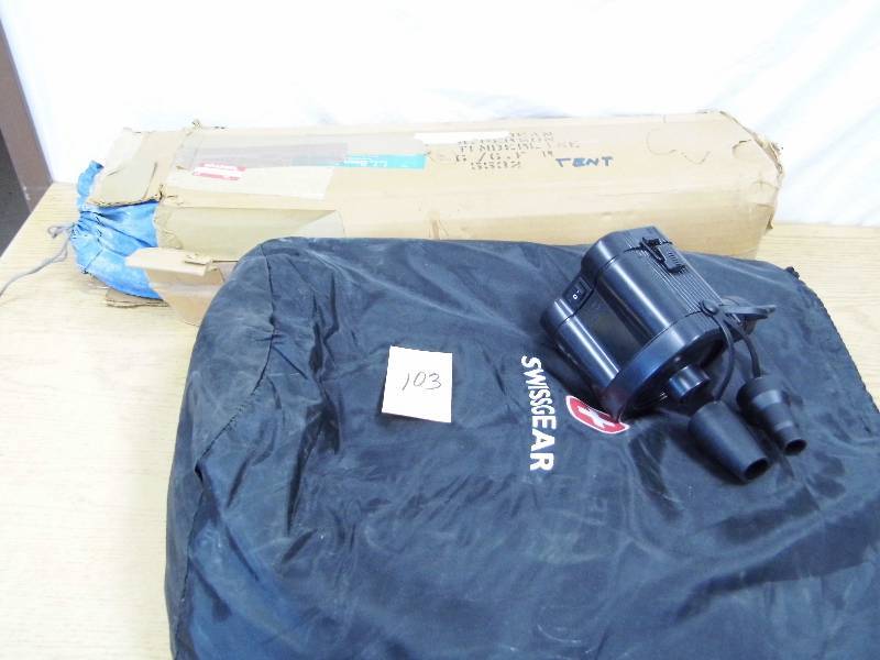 lot 103 image: Tent - Air Mattress