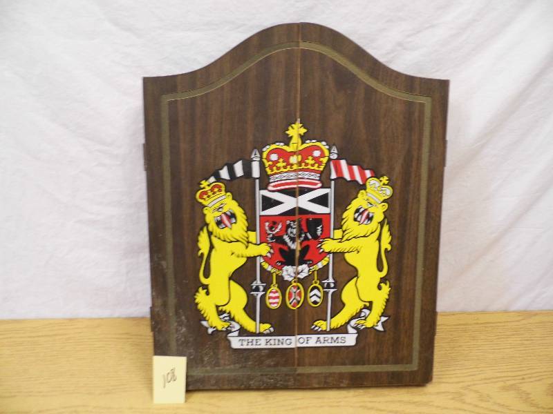 lot 108 image: Steel Tip Dartboard