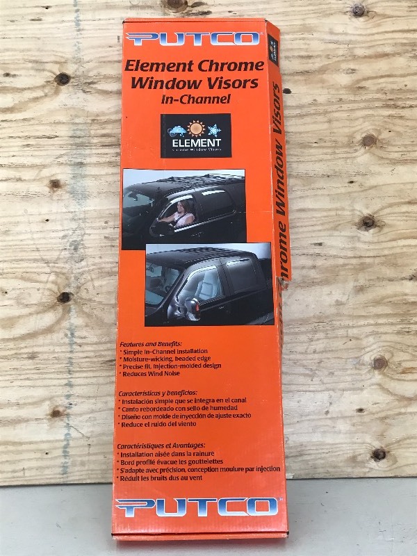 New Putco Chrome Window Visor Set (...