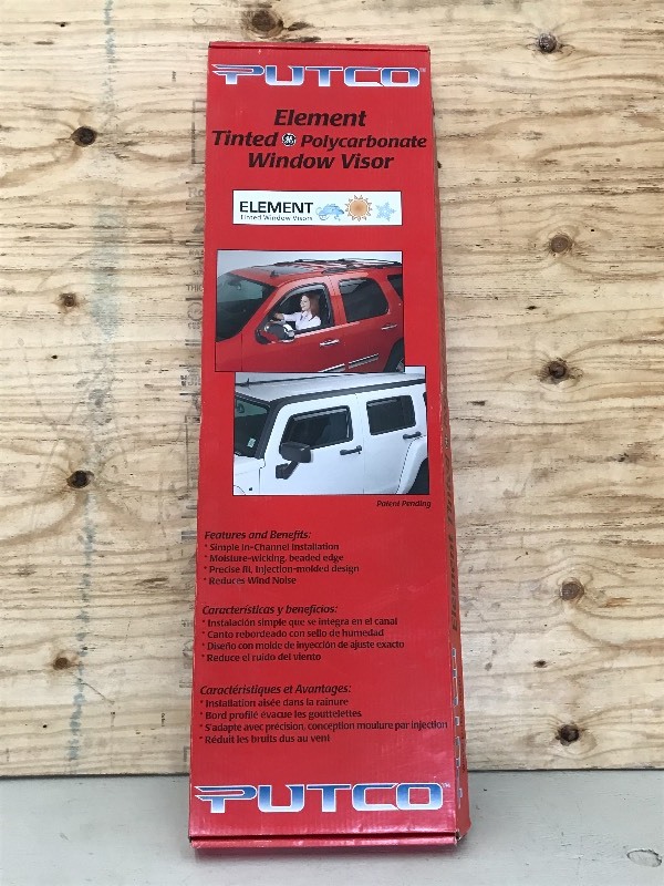 New Putco Tinted Window Visor Set (...