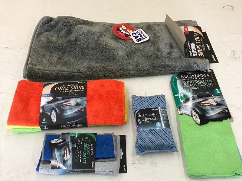 Box Of Assorted New Automotive Wash...