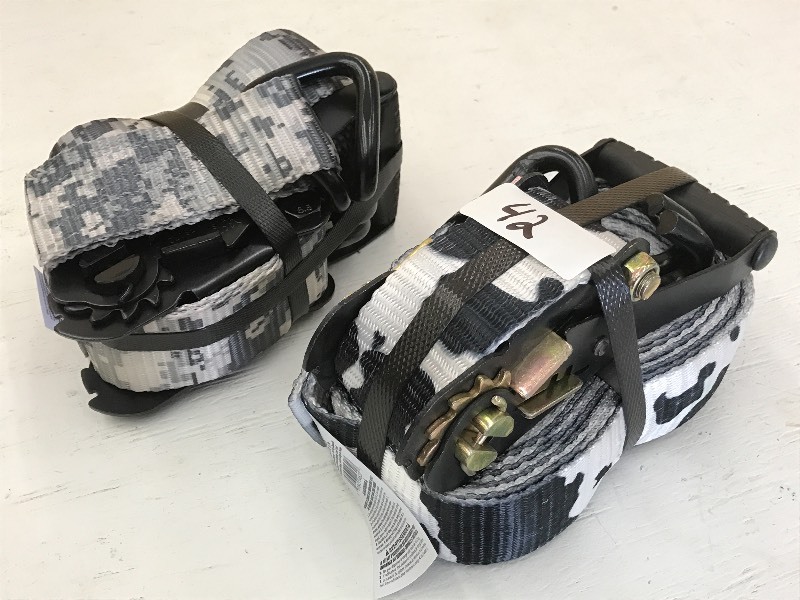 (2) New 2x27 Ratchet Straps, 1000...
