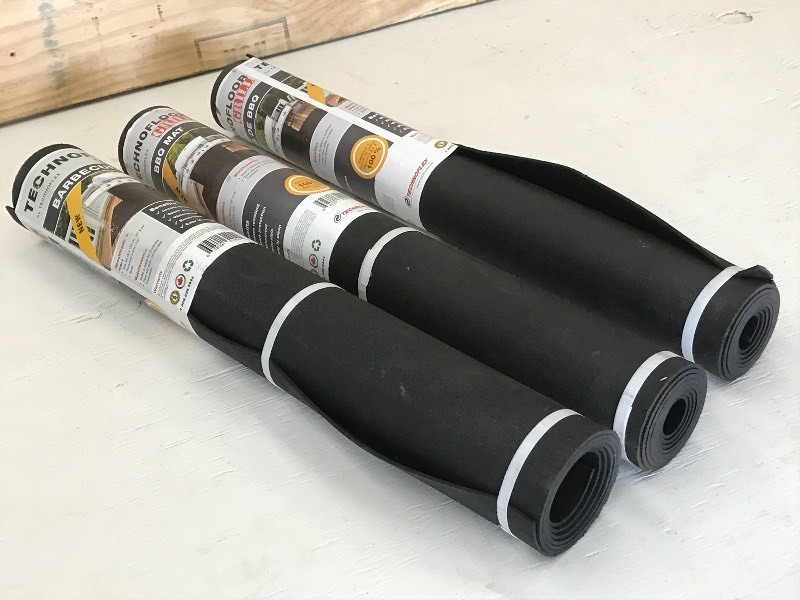 (3) New TechnoFloor 24x54 BBQ Mat...