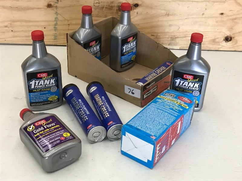 Lot Of Assorted New Marine Grease,...
