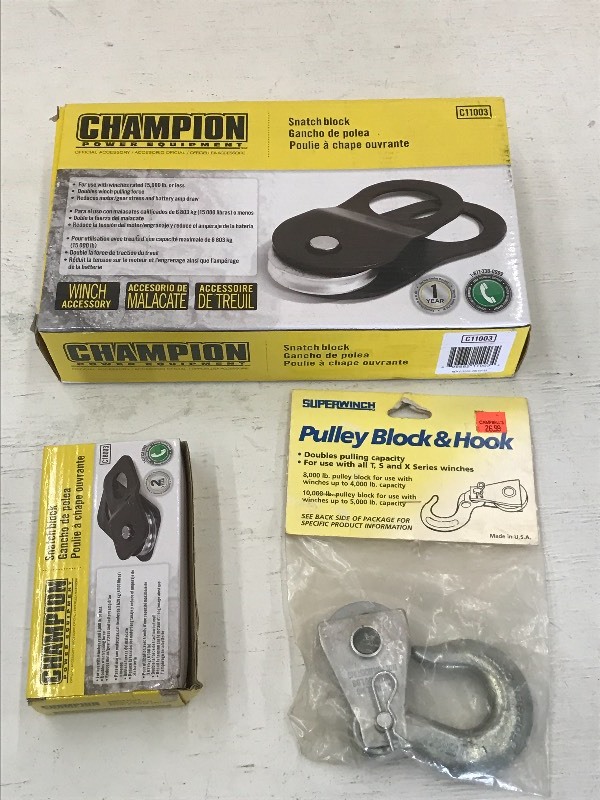 Lot Of New Champion 15000# Snatch ...