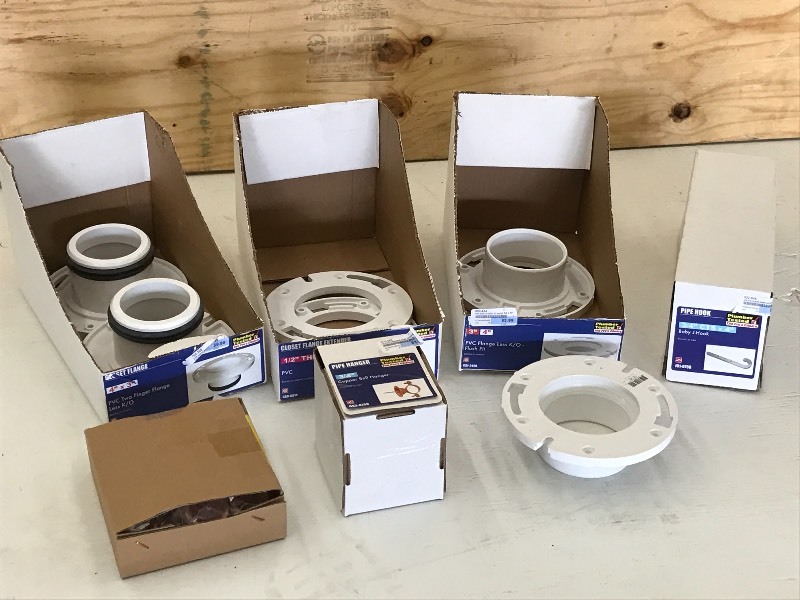 (3) Boxes Of New PlumbingDrain Sup...