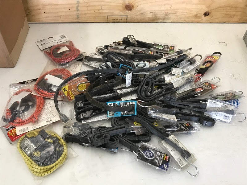 Box Full Of Assorted New Bungee Str...