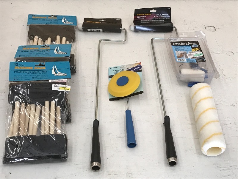Box Of Assorted New Painting Suppli...