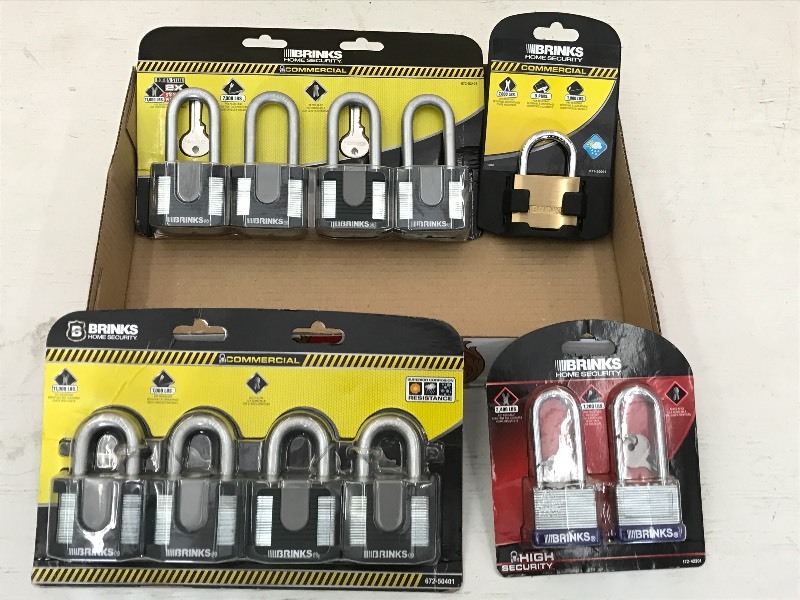Flat Of Assorted New Padlocks ...