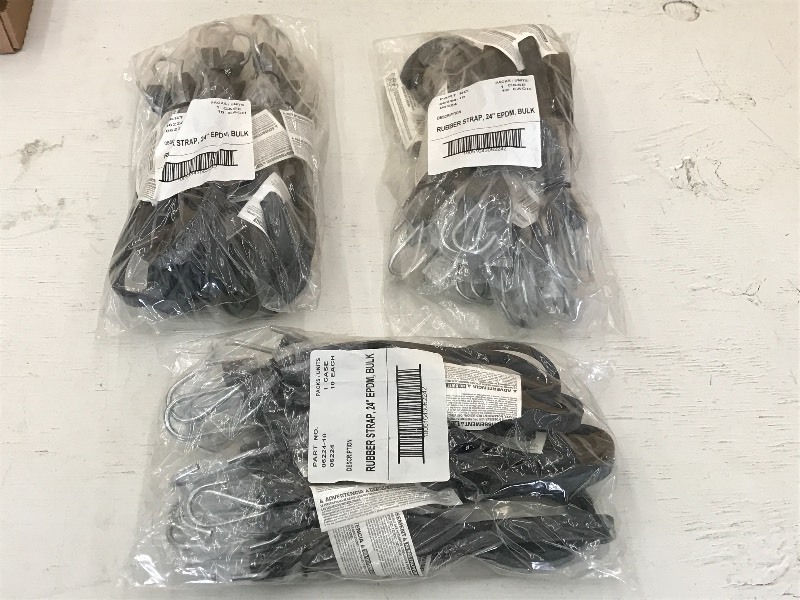 (3) New 10-Packs Of 24 Rubber Stra...