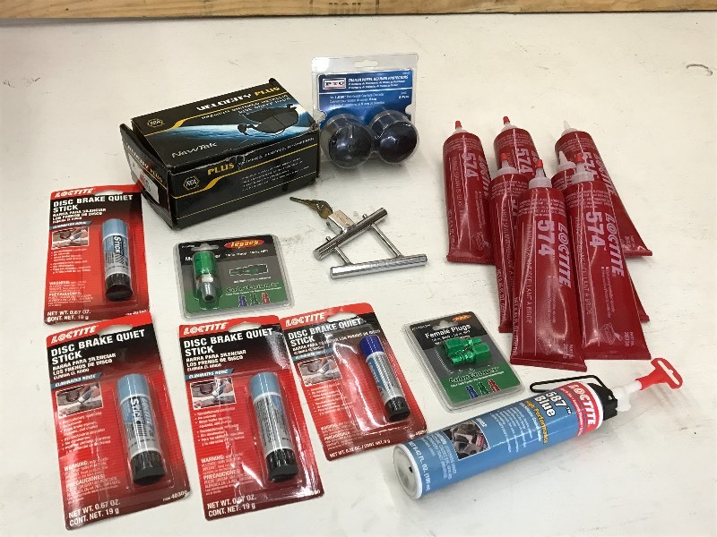 Box Of Assorted New Loctite Produc...