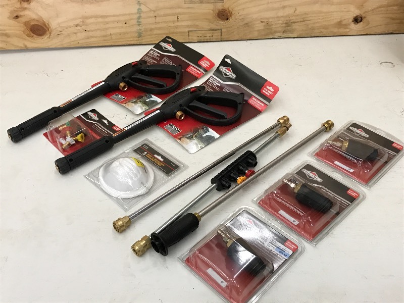 Box Of Assorted New Pressure Washer...