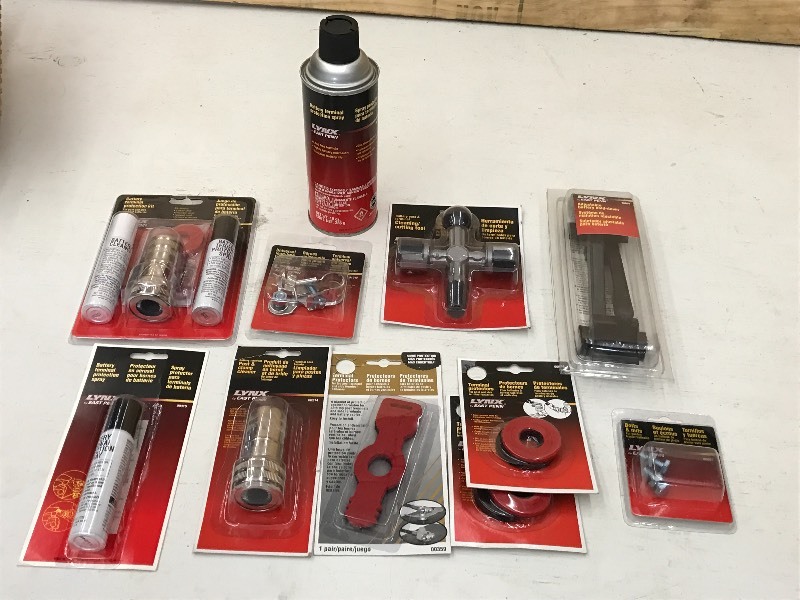 Box Of Assorted New Battery Cleanin...