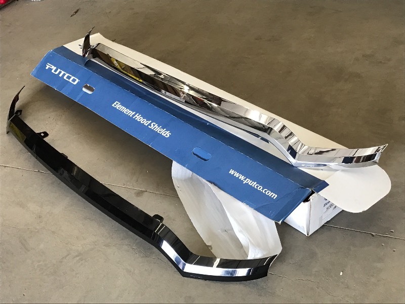 (2) New Putco Element Truck Hood Sh...