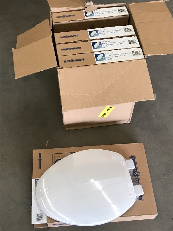 (5) New Elongated Toilet Seats ...