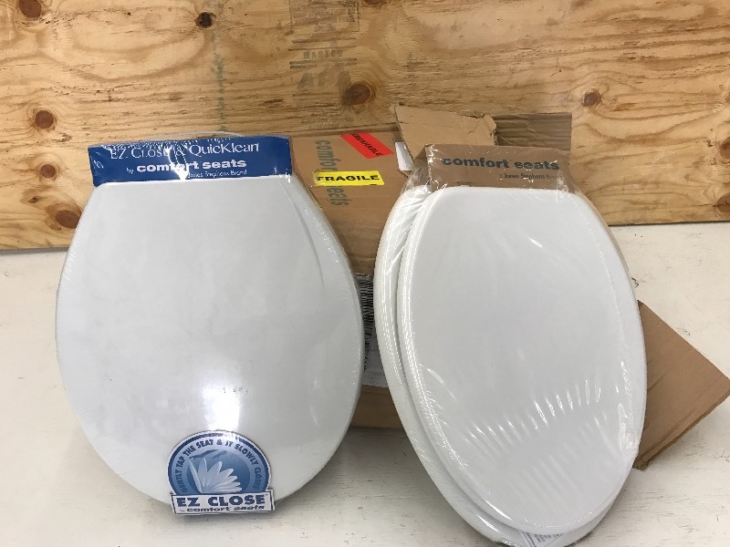 (7) Assorted New Toilet Seats ...