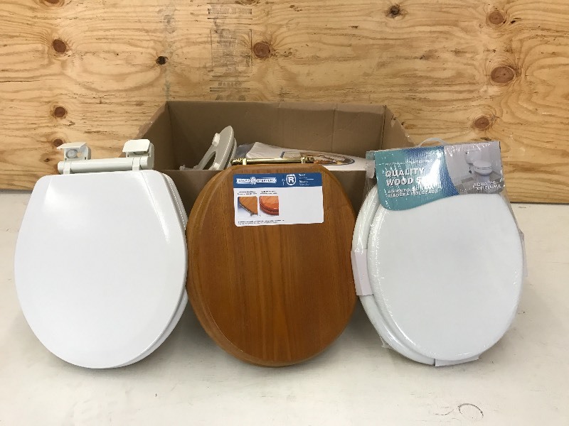 (9) Assorted New Toilet Seats ...