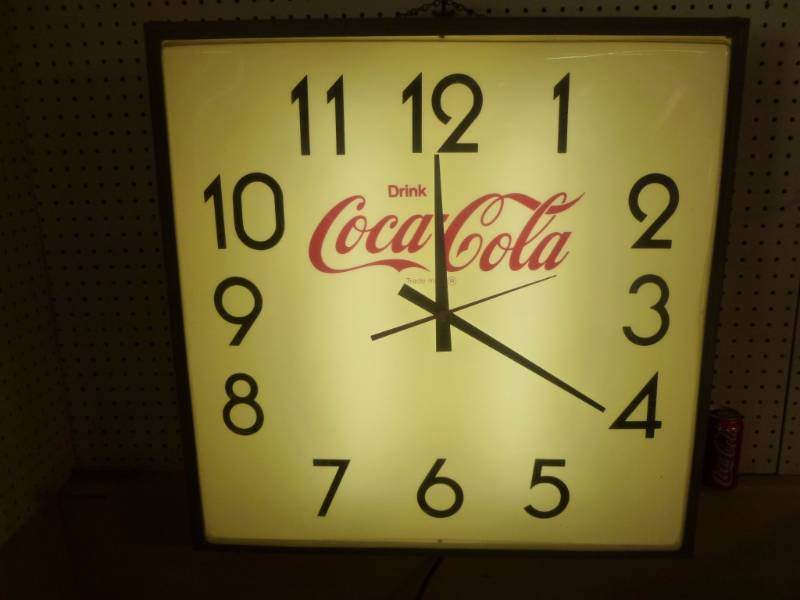 Coca-Cola Lightup Clock