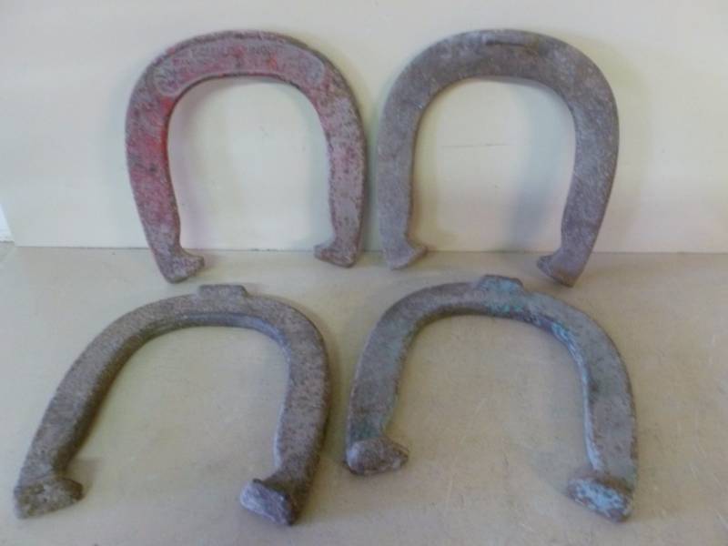 Vintage Throwing Horseshoes