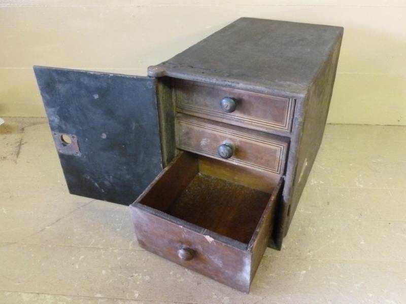 Antique Vault Room Security Box