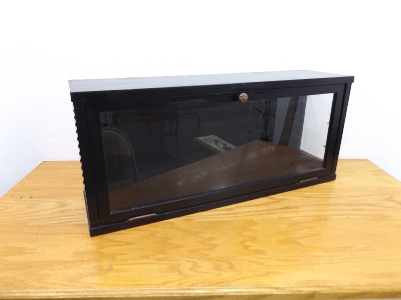 lot 16 image: Wood Glass Display Case