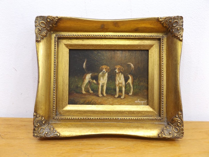 lot 6 image: Signed Antique Framed Oil Painting