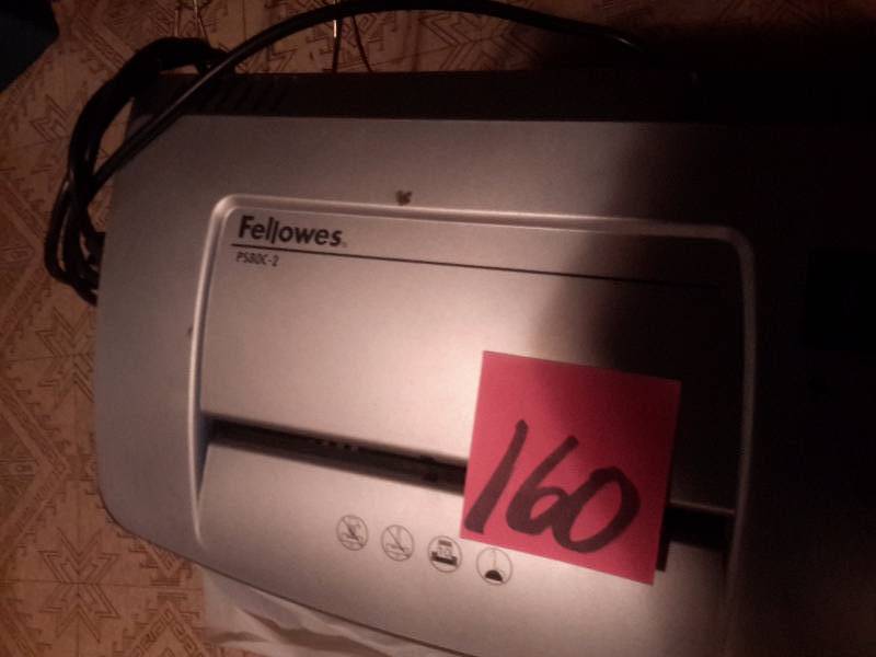 lot 160 image: Fellows brand paper shredder..