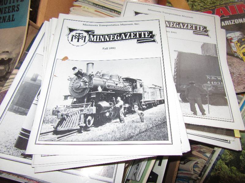 lot 40 image: Large lot of Model Railroad theme magazines and journals