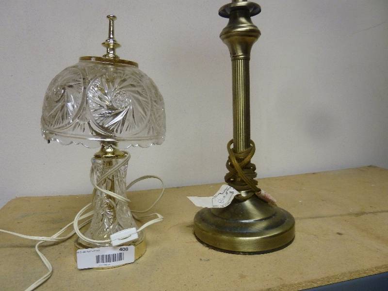 lot 408 image: Two Vintage Lamps