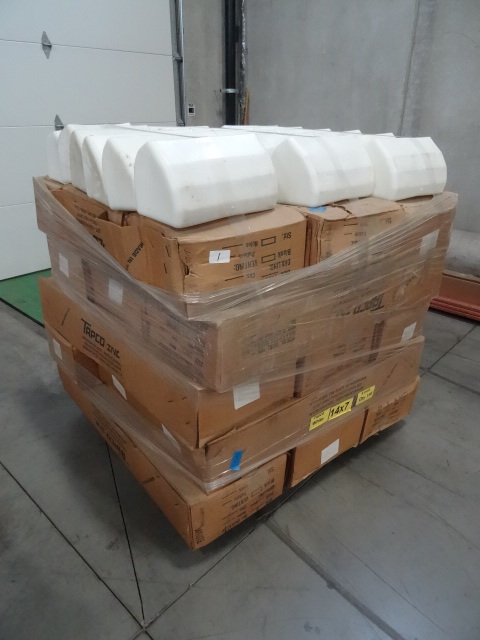 Tapco poly grain buckets. White. 14...