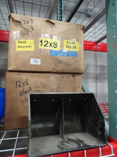 Dura poly grain buckets. 12 x 8 bla...