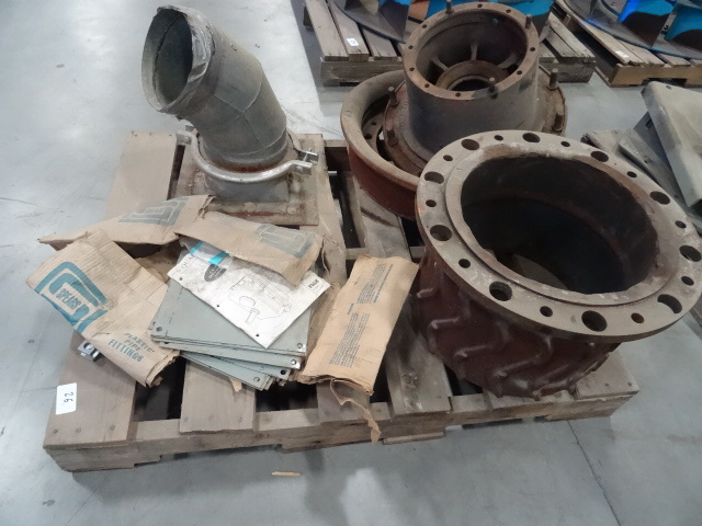 Parts off of a track mobile for mov...
