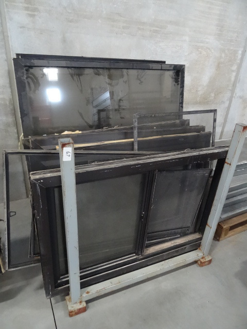 Aluminum windows. 11 windows total....