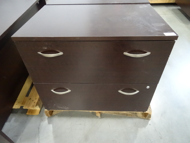 36 laminate 2 drawer lateral file....
