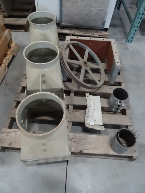 Pallet of misc steel. 20 20 doubl...