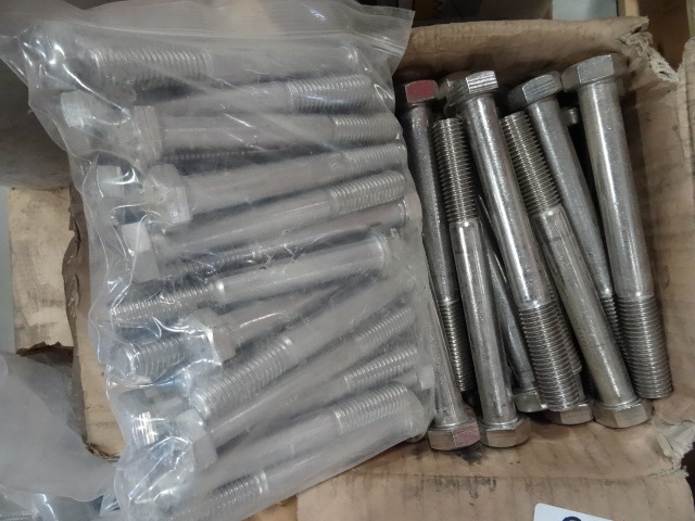 34 x 7 stainless bolts. 12 x 5 st...