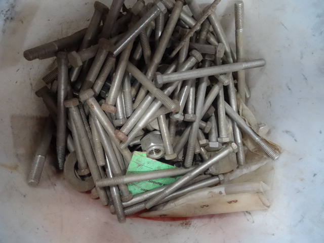 38 x 5 stainless bolts...