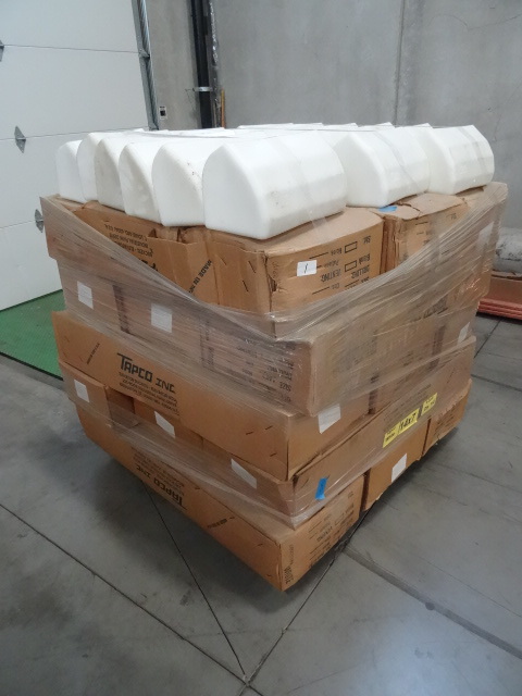 Tapco poly grain buckets. White. 14...