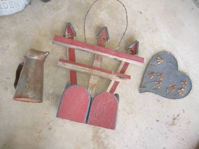 lot 51 image: Decorative items and vintage water ...