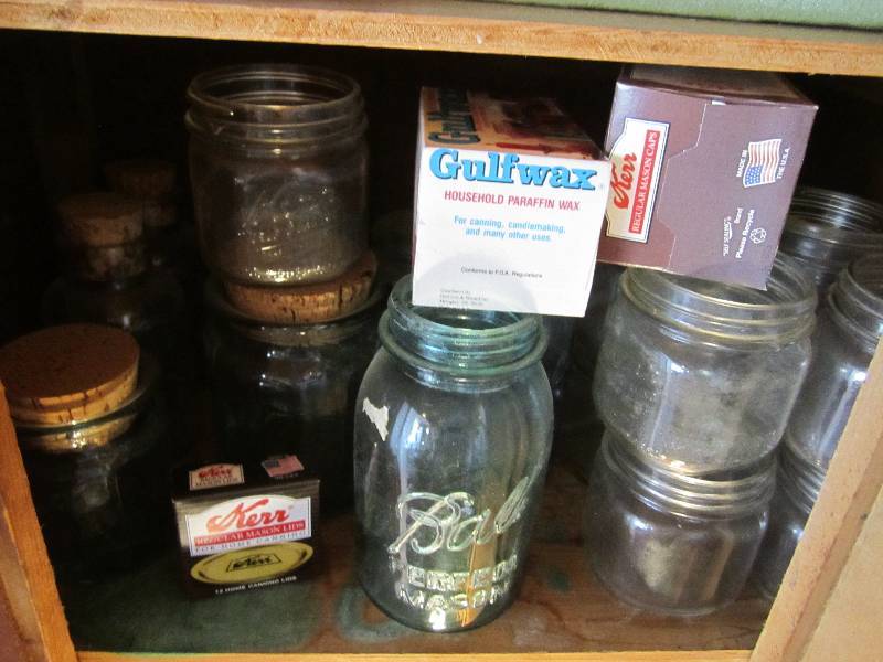 lot 82 image: Lot of canning jars...
