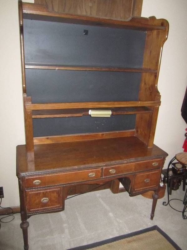 lot 147 image: Antique buffet 4 wide 70 tall...