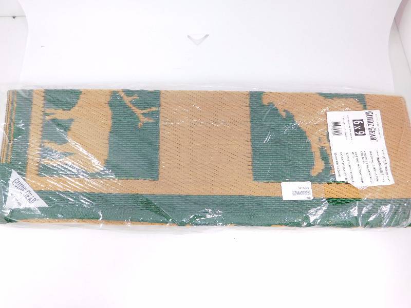 lot 3 image: New Guide Gear 6 x 9 Reversible Outdoor Rug