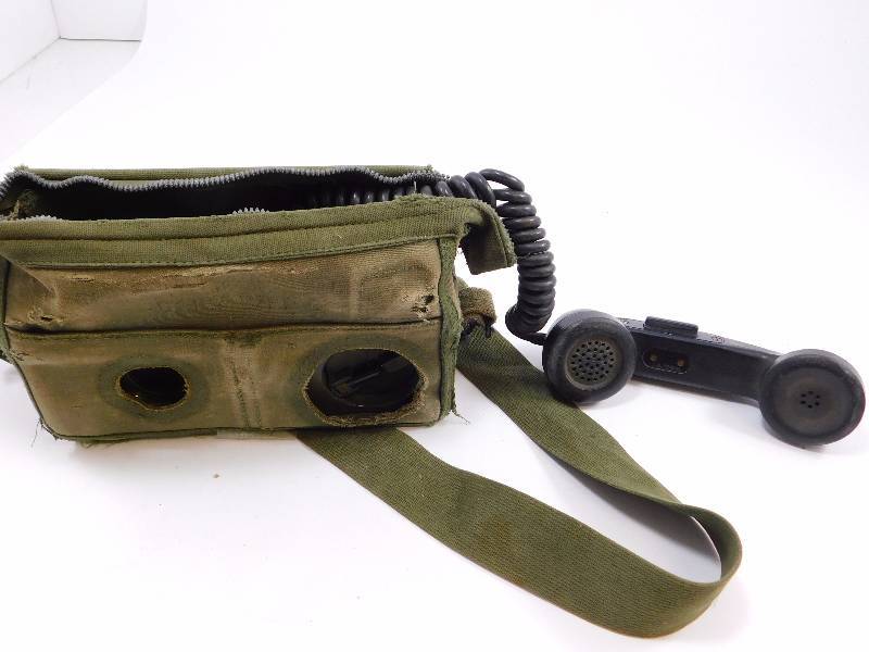 lot 93 image: U.S. Military Surplus TA-312 PT Field Phone, Used