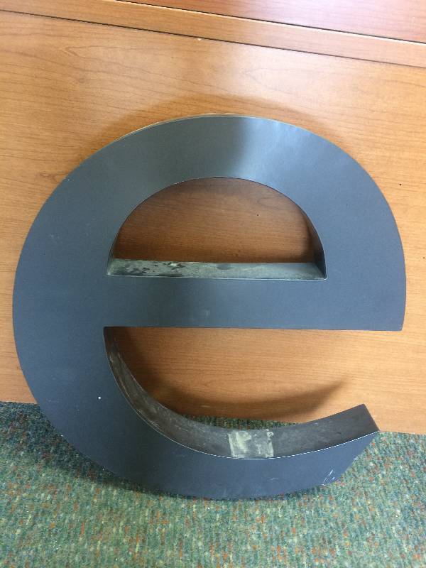 lot 6 image: Graphite Letter E