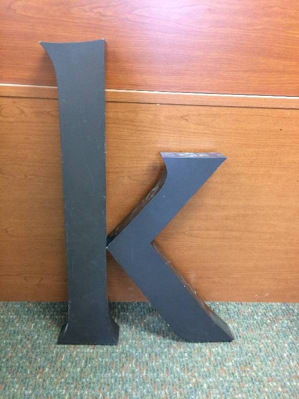 lot 7 image: Graphite Letter K