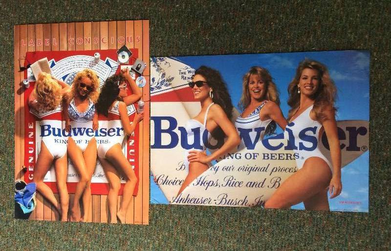 lot 26 image: Budweiser Posters